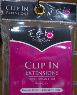 14" 100% Human Hair Clip-in Extensions (#1)