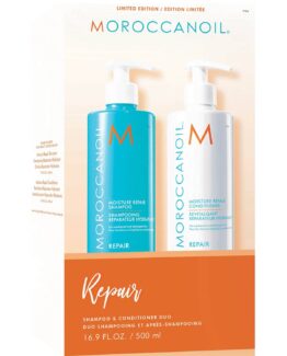 moroccan oil moisture repair shampoo & conditioner duo (2 x 500ml)